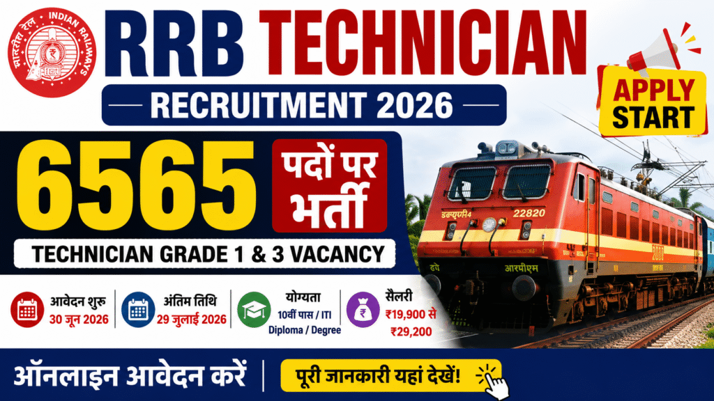 RRB Technician Recruitment 2026